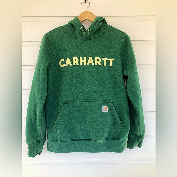Carhartt Tops - Carhartt Women's Relaxed Fit Logo Graphic Sweatshirt Size Medium